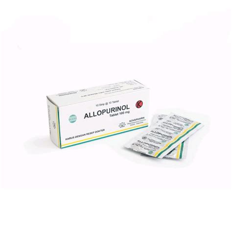 Jual Allopurinol Mg Strip Tablet Shopee Indonesia