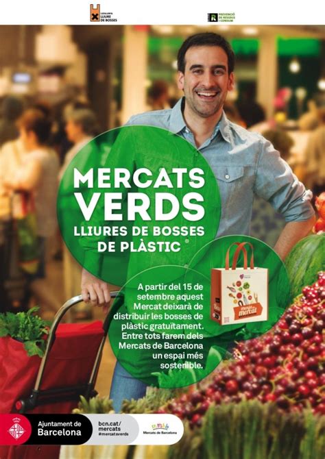 Mercats verds lliures de bosses de plàstic Mercat de la Concepció