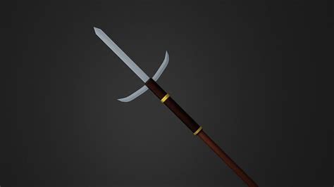 3D model Japanese Yari Spear 1 VR / AR / low-poly | CGTrader