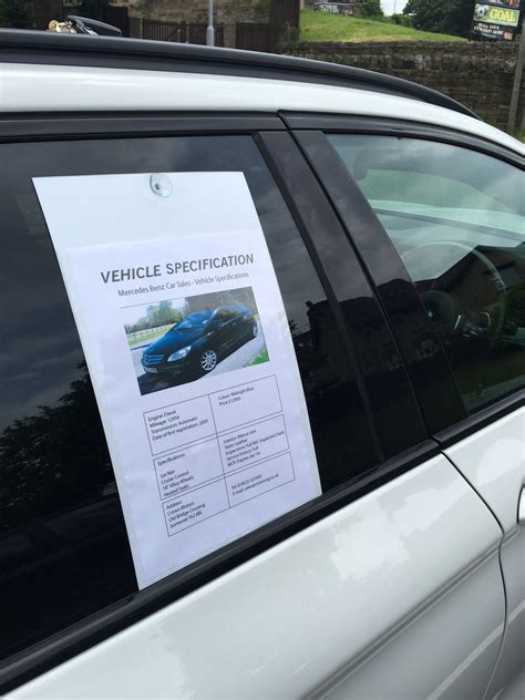 Jacrac Display — Car Specification Sheets