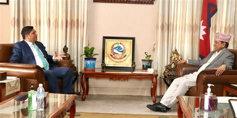 Pak Envoy Pays Courtesy Call On Foreign Minister Shrestha Himalpress