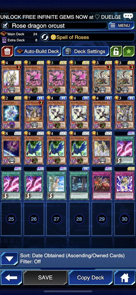 Rose Dragon Orcust Deck Rduellinks