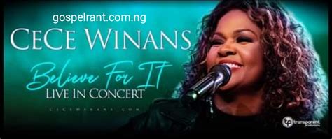 Cece Winans Believe For It Tour 2022 Dates Tickets « Gospel Rant