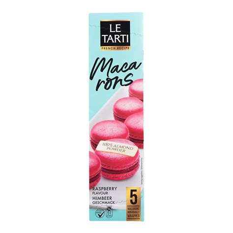 Macarons Recheado Frances LE TARTI Framboesa Caixa 60g |Mambo ...