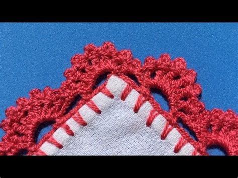 Orilla Tejida Facil A Crochetpuntilla Para Servilleta O Matel Numero