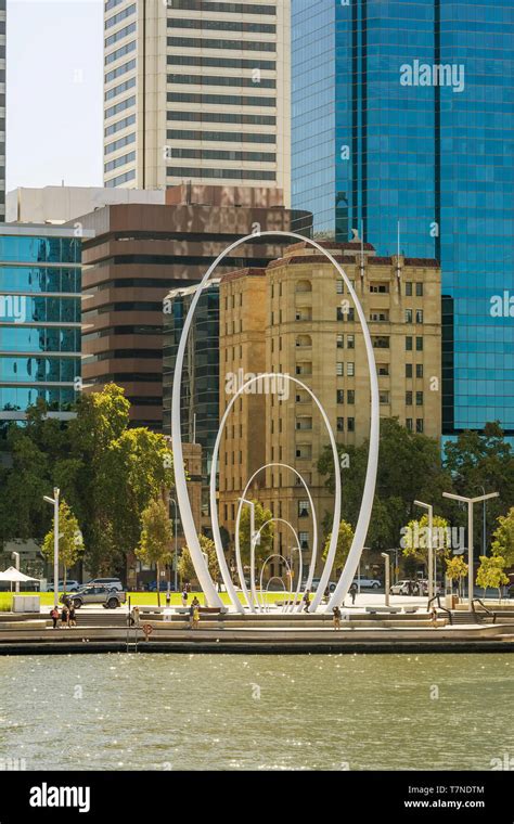 Wahrzeichen Elizabeth Quay Perth Australien Fotos Und Bildmaterial In