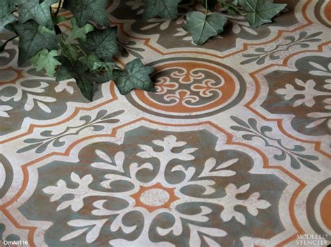 36 best Painted Concrete Floor Stencils - Custom Designs for Floor ...