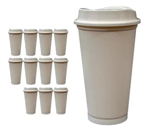 100 Vasos Reusables Para Cafe Tipo Starbucks Meses Sin Intereses