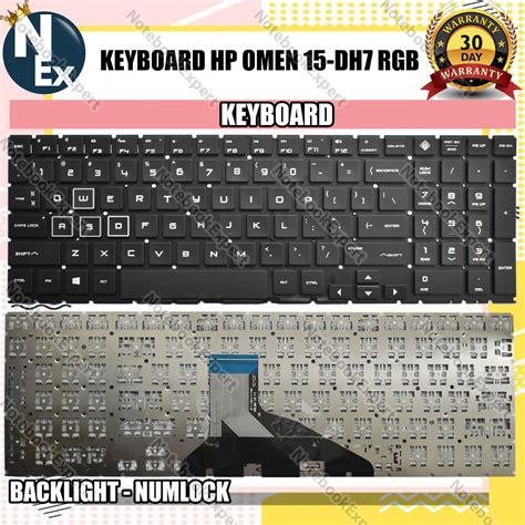 Jual Keyboard Hp Omen 15 Dh Rgb Backlight Black Shopee Indonesia