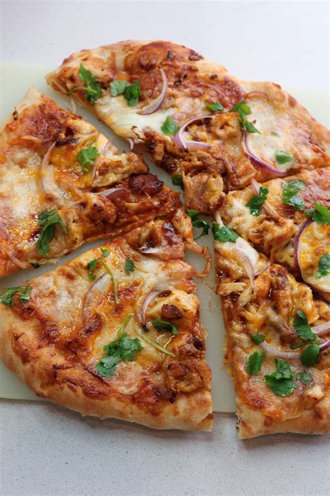 The BEST BBQ Chicken Pizza - CookWithCi