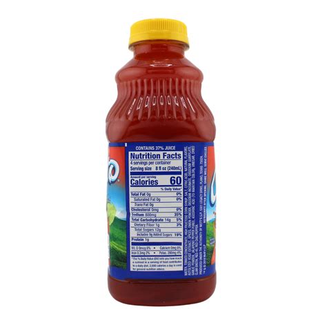 Clamato Tomato Juice Picante 32oz 12 Pack