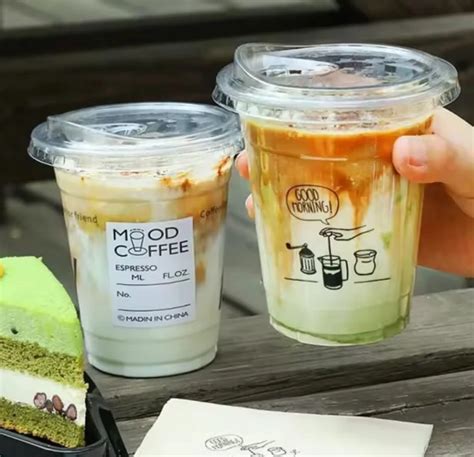 Custom Logo PLA Transparent Cup Oz Clear Hot Cold PLA Cup Compostable Disposable Custom