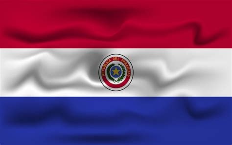 Premium Vector | Realistic paraguay vector flag design