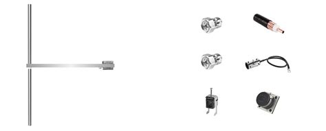 Paquet d Antenne Inoxydable Dipôle FM 1 Baie et Accessoires