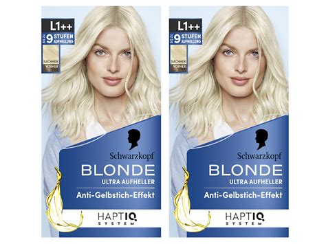 Schwarzkopf Blonde Aufheller L x ml Haarfärbemittel für Öl aktiviertes Haare