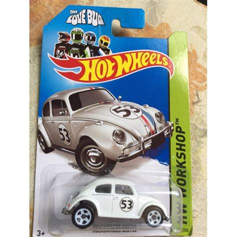 Bx314 Hot Wheels Vw Fusca Volkswagen Beetle Love Bug Herbie Shopee Brasil