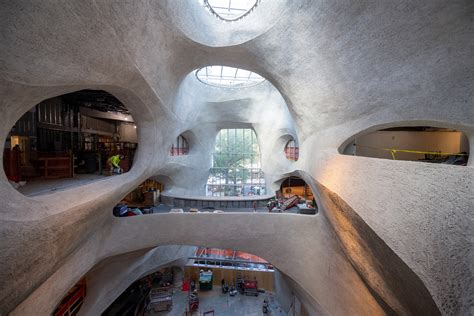 Cavernous Concrete Structure Characterize The Newly Built Natural ...