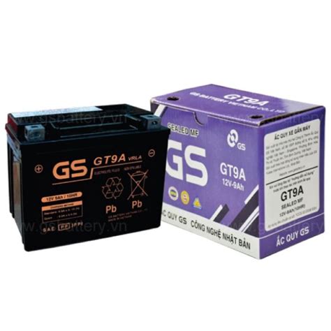 Ắc quy GS GT9A 12V 9AH Ắc quy Việt Nhật