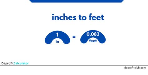 Inches To Feet In To Ft Conversion Calculator Daprofitclub