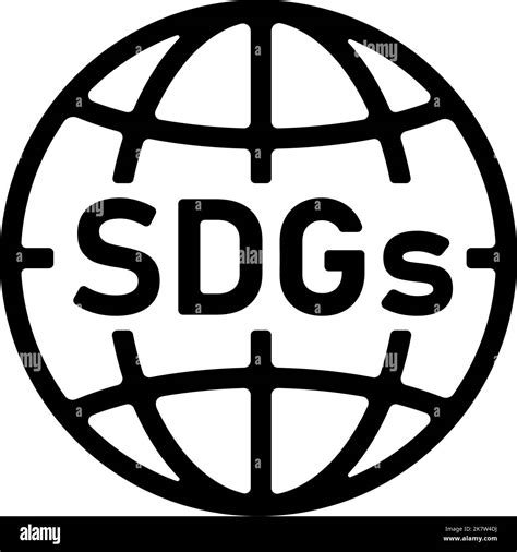 Sdgs Ecology Sustainability Vector Icon Illustration Stock Vector