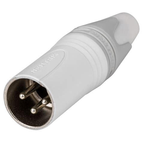 Neutrik NC3MXX WT Male XLR Connector White