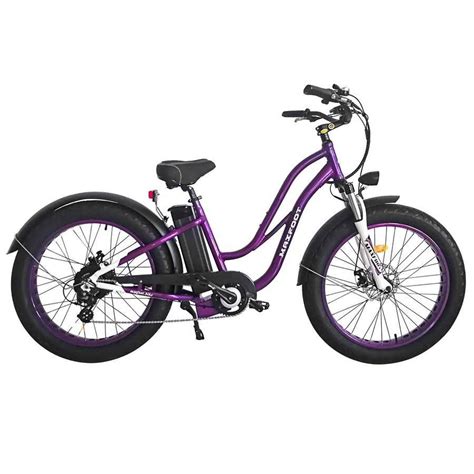 Maxfoot 750W Step thru Electric Bike丨MF 17 P Beach cruiser bikes