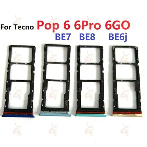 Bandeja Gaveta Chip Sim Card Slot Para Tecno Pop Pro Go Be Be Be J