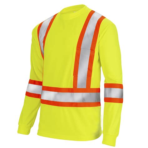 JORESTECH Hi Vis Long Sleeve Safety Shirt Two Toned CSA ANSI Class 2