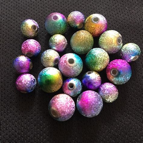 Garoto Acr Lico Beads Diy Contas Encantos Rainbow Tear Bandas Tear