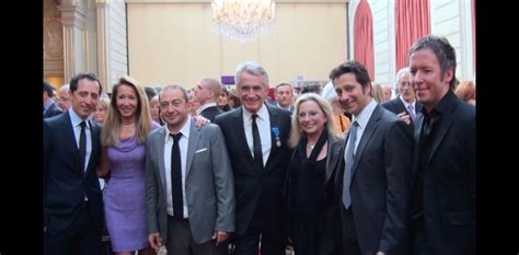 Photo Gad Elmaleh Nicole Coullier et Patrick Timsit à la remise d