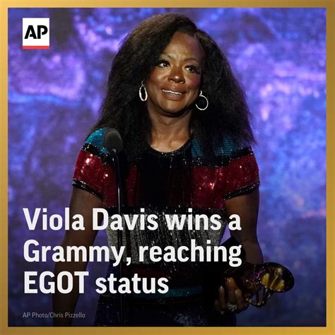 Viola Davis Has Achieved Egot Status The Actor Won A Grammy Award For