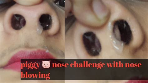 Piggy Nose Challenge With Nose Blowing Vloger Sanchari Viral Video