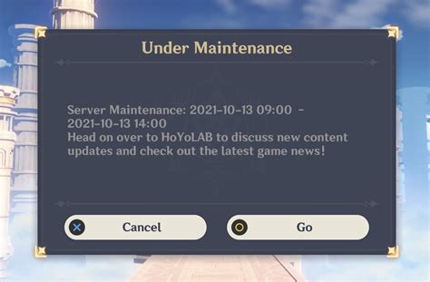 Genshin Update On Twitter Maintenance Officially Began We Are Now 5 Hours Away From 300