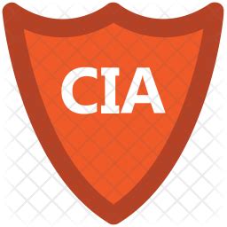 Cia Icon - Download in Colored Outline Style