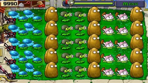 Plants Vs Zombies Winter Melon Gatling Pea Cattail Vs Zombies