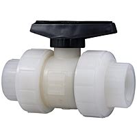 T Tb V Ball Valve Model C Threaded Tru Bloc True Union Kynar