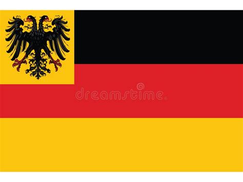 Flag of the German Confederation from 1848 To 1852 Stock Vector ...