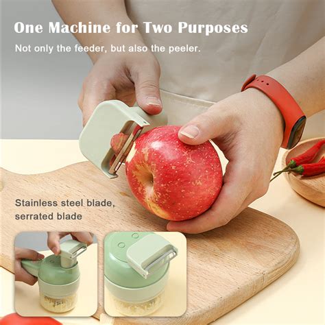 4 In 1 Portable Electric Vegetable Cutter Set – Dealcarto