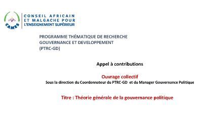 Appel Contributions Pour Ouvrage Collectif Th Orie G N Rale De La