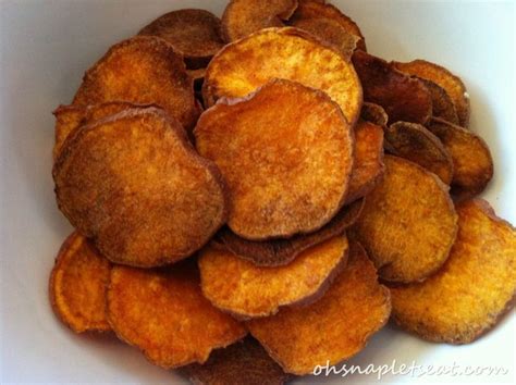 Baked Sweet Potato Chips Recipe • Oh Snap Lets Eat