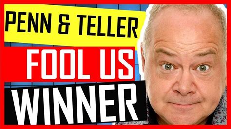 Penn And Teller Fool Us Winner Comedian John Archer Interview Youtube