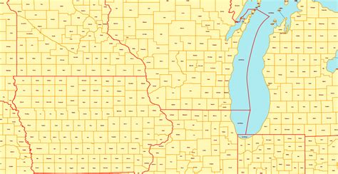 Printable US Map States and Counties, all names exact vector Illustrator