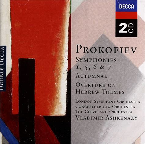 Prokofiev Symphonies 1 5 6 7 Autumnal Overture On Hebrew Themes