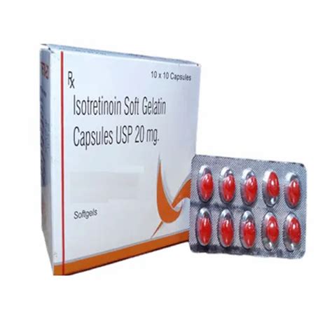 Facmed Isotretinoin Soft Gelatin Capsule 20 Mg Packaging Type Box Rs