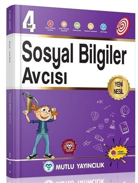 Mutlu Yayıncılık 4 Sınıf Sosyal Bilgiler Avcısı Soru Bankası Mutlu