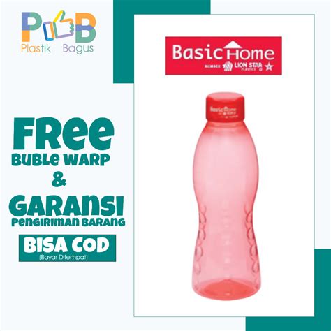 botol minum  ml boba bottle  ml basic home lazada indonesia