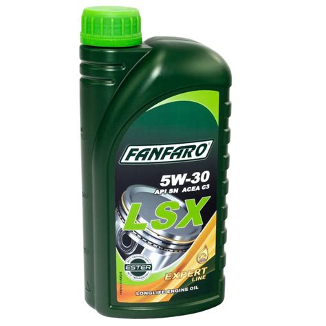 FANFARO Engineoil 5W 30 LSX API SN 1 Liter Buy Online By MVH Shop 7 49