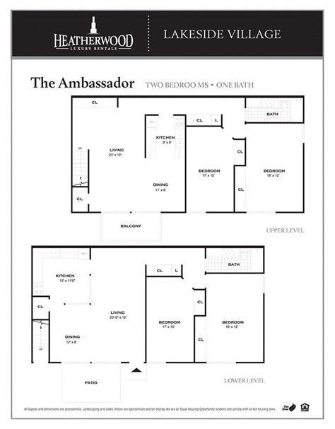 View Lakeside Village Floor Plans Heatherwood Communities