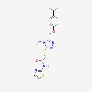 2 4 Ethyl 5 4 Isopropylphenoxy Methyl 4H 1 2 4 Triazol 3 Yl