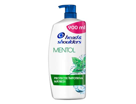 Sampon Anti Matreata Head Shoulders Menthol Pentru Par Gras 900 Ml